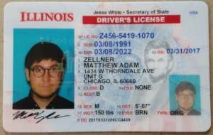 Illinois Fake Driver License