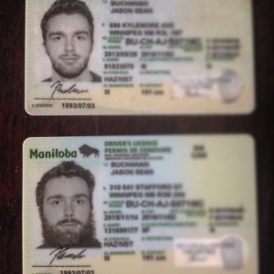 MANITOBA FAKE DRIVER’S LICENCE