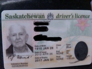 SASKATCHEWAN FAKE DRIVER’S LICENCE